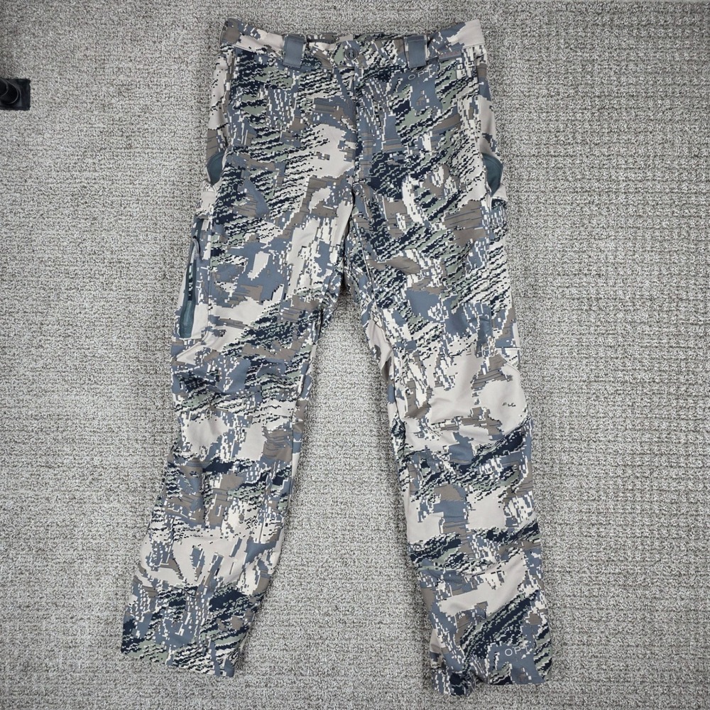 Sitka Gear Mens Pants Optifade Open Country Camo Hunting Pants Size 32x33 *READ*